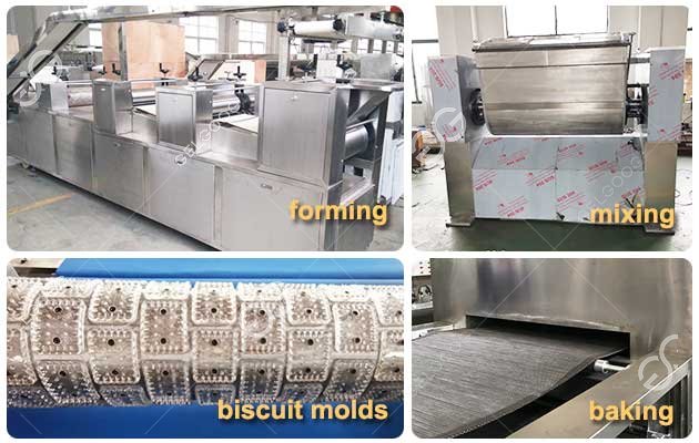 Máquina de producción de galletas industriales