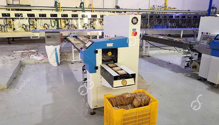 Máquina automática para empacar galletas Máquina automática para empacar galletas