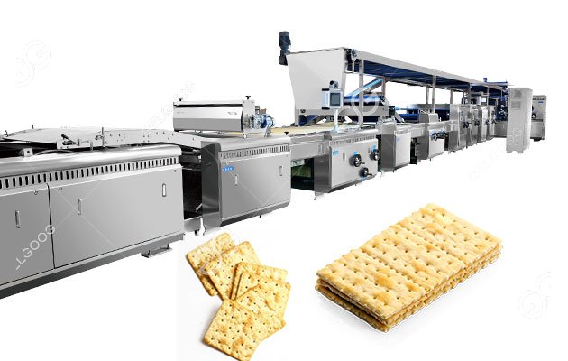 Máquina industrial para hacer galletas de soda