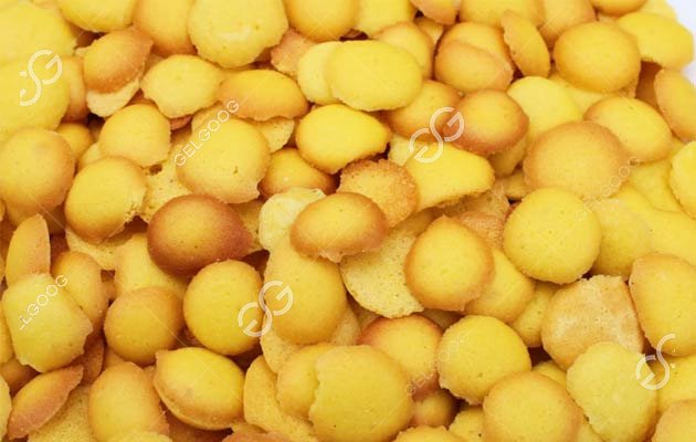 Línea de procesamiento de galletas de huevo